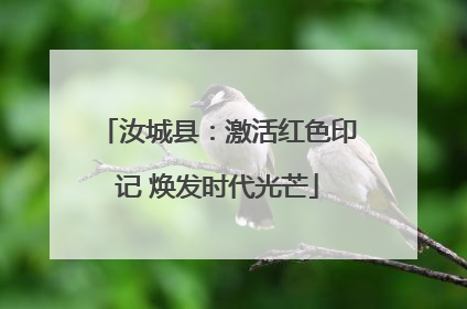 汝城县：激活红色印记 焕发时代光芒