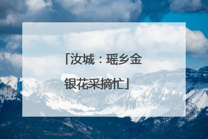 汝城：瑶乡金银花采摘忙