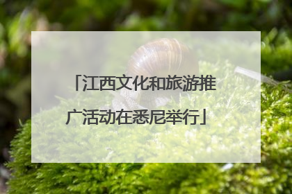 江西文化和旅游推广活动在悉尼举行