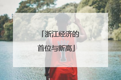 浙江经济的首位与新高