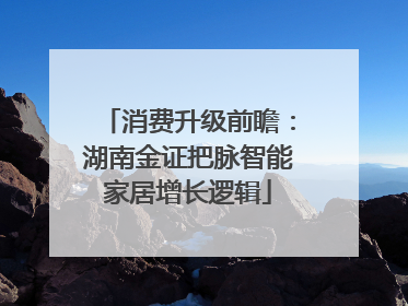 消费升级前瞻：湖南金证把脉智能家居增长逻辑