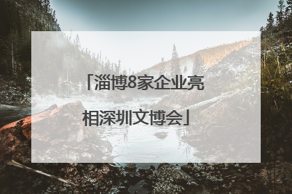 淄博8家企业亮相深圳文博会