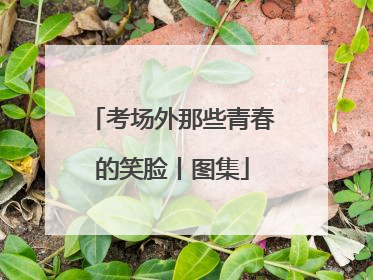 考场外那些青春的笑脸丨图集
