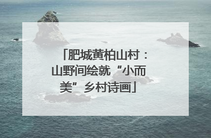 肥城黄柏山村：山野间绘就“小而美”乡村诗画