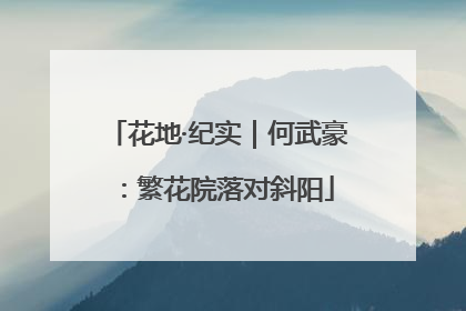 花地·纪实｜何武豪：繁花院落对斜阳