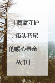 藏蓝守护：街头巷尾的暖心寻亲故事
