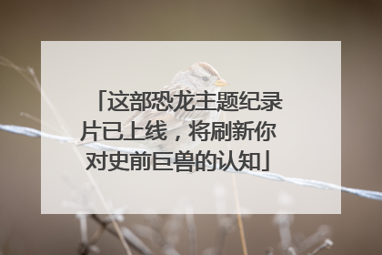 这部恐龙主题纪录片已上线，将刷新你对史前巨兽的认知