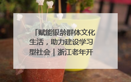 赋能银龄群体文化生活，助力建设学习型社会｜浙江老年开放大学艺术团成立