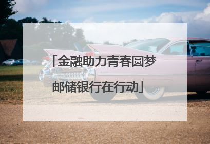 金融助力青春圆梦邮储银行在行动