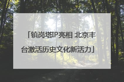 镇岗塔IP亮相 北京丰台激活历史文化新活力