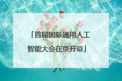 首届国际通用人工智能大会在京开幕