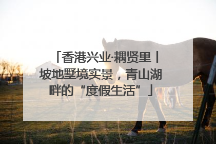 香港兴业·耦贤里丨坡地墅境实景，青山湖畔的“度假生活”