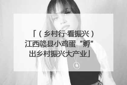 （乡村行·看振兴）江西赣县小鸡蛋“孵”出乡村振兴大产业