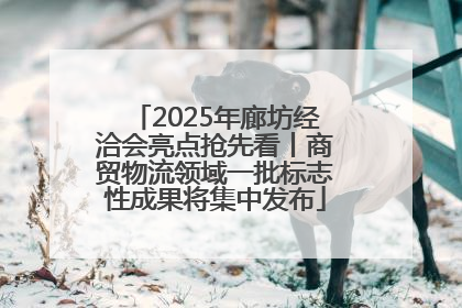 2025年廊坊经洽会亮点抢先看丨商贸物流领域一批标志性成果将集中发布
