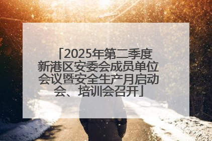 2025年第二季度新港区安委会成员单位会议暨安全生产月启动会、培训会召开